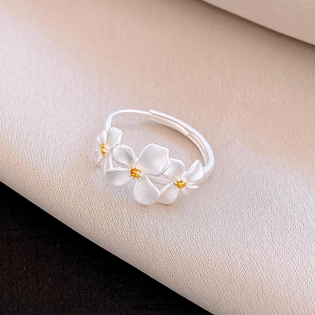 Versatile Floral Open Ring: Sweet, Stylish, High-End Jewelry for Women