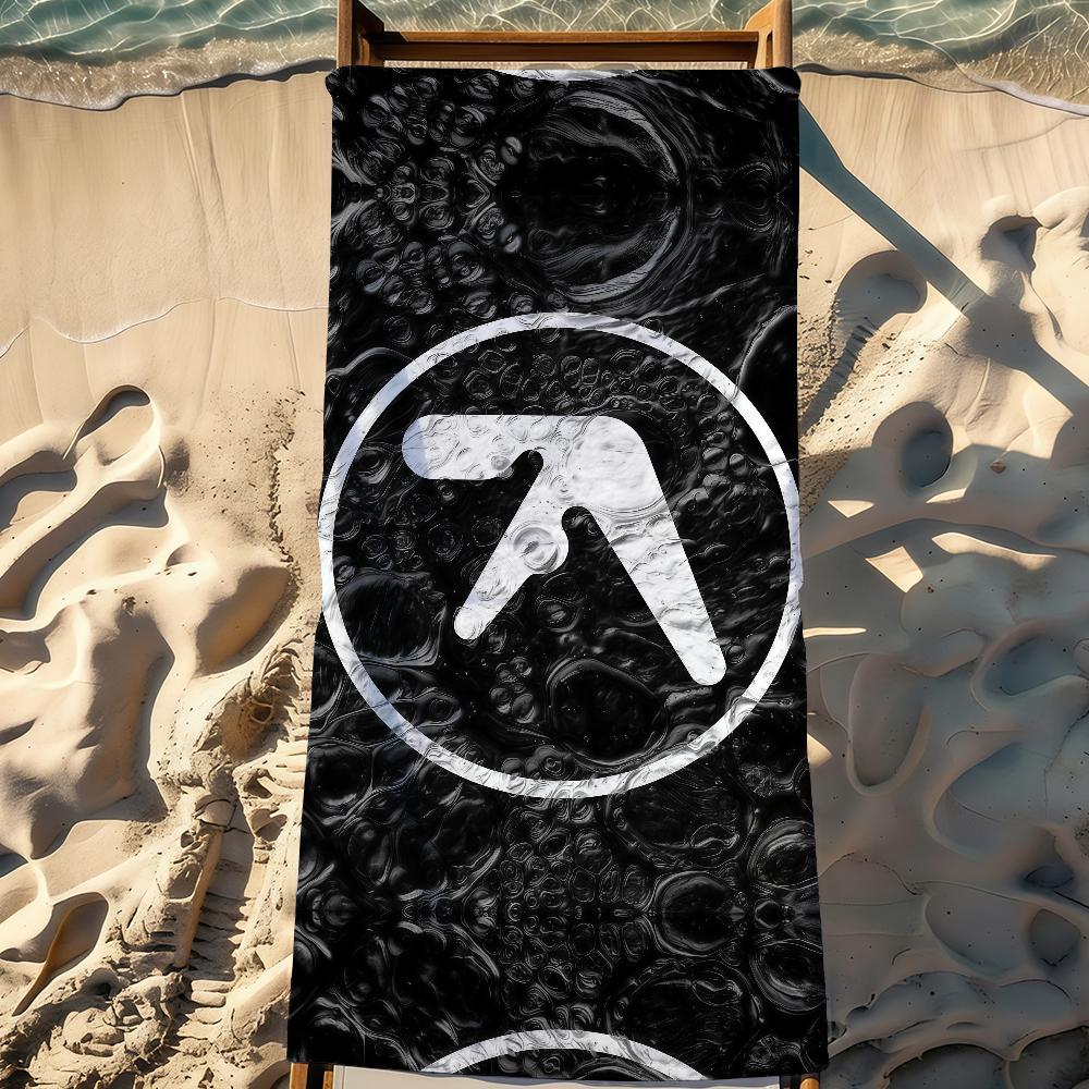 Music A-Aphex Twin Towel Sports Quick Dry Travel Camping Sandproof Soft Light Large Beach Towel
