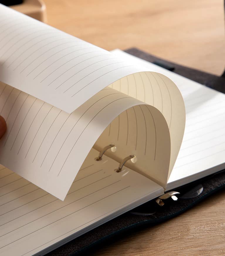 BazingaLife Genuine Leather System A6 with Card Perfect for Business Office Graduation Retirement New and Promotions Organizer, Size, Storage,