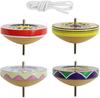 Tamiwa Toys Printed Spinning Tops (Assorted Colors) [6 pieces]