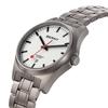 BERNY Titanium Mechanical Automatic Railroad 100M Water with AR Sapphire Crystal Watch, Watch, Watch, Resistant, Calendar,