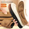 4D Warm Sponge Insole Autumn and Winter Ultra-short Velvet Arch Support Insole Thickened Breathable Sweat Absorption Can Be Cut Full Pad