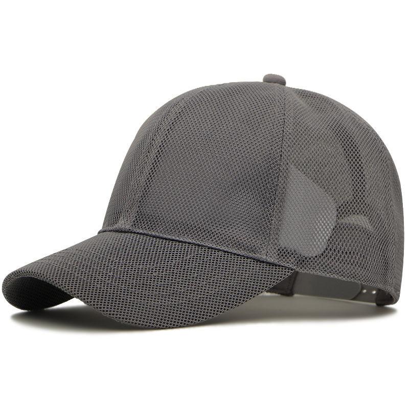 Baseball cap big head circumference hat men's and women's summer visor sun protection cap