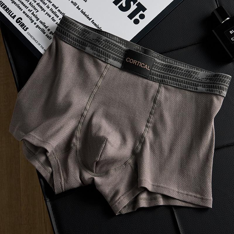 Men's Spring and Summer Pure Cotton 10A Grade Antibacterial Comfortable Breathable Briefs