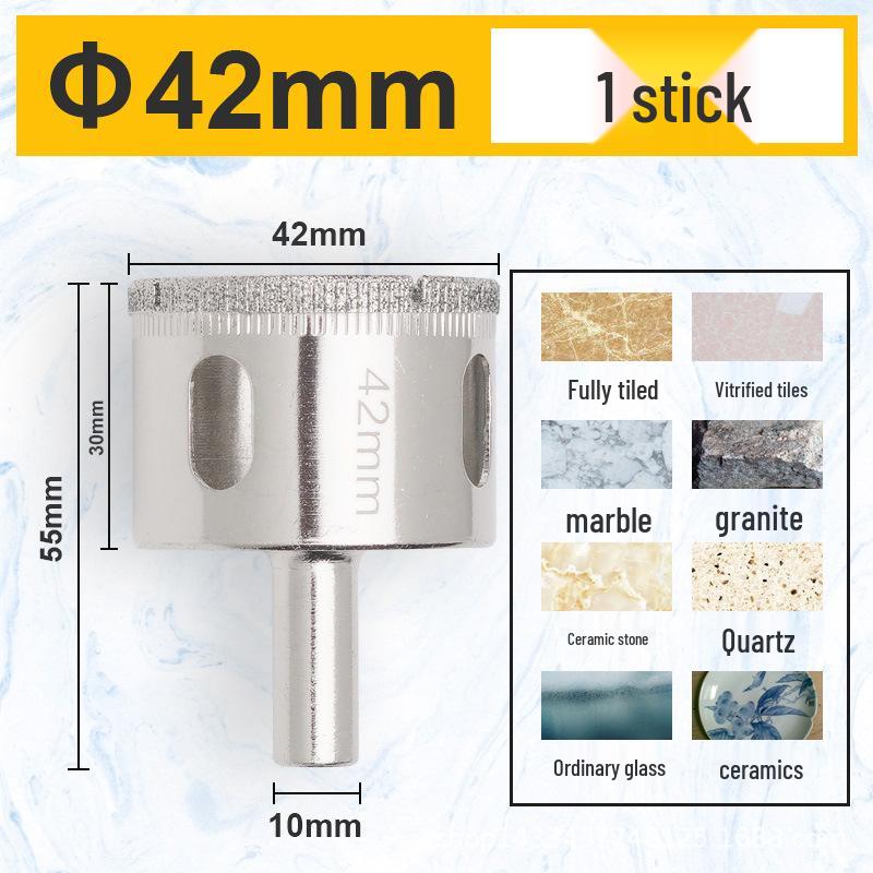 Alloy Glass & Tile Hole Drill Bit Set