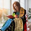 Thank You Teacher Gift Blanket Decorative Flannel Blanket Teachers' Day Graduation Retirement Birthday Blanket