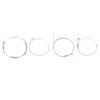 4Pcs Violin String Steel Wire G D A E Clear Full Voice Professional Violin String Set for Replacement