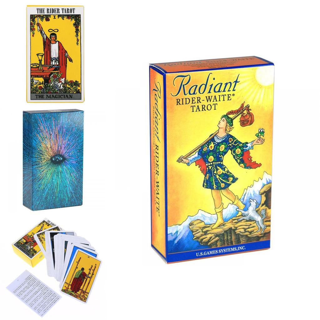 Exquisite Rider Waite Smith Tarot Deck Featuring Vibrant Prisma Visions Artwork