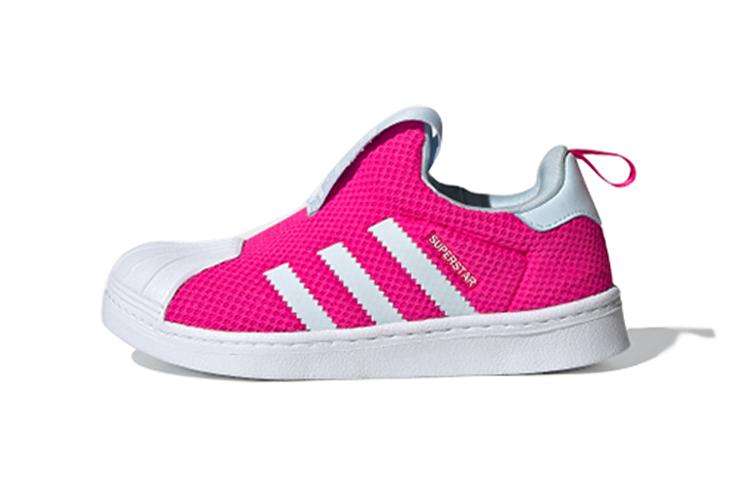 

Adidas Originals SUPERSTAR 360 Comfortable Low top Skateboard Shoes Rose Red White Infant And Toddler FV3377 23.5