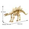 Stegosaurus 3D Wooden Puzzle DIY Craft Kit for Kids and Adults Educational Toy for Boys and Girls 3D Artwork and a Great Gift for Adults Ki-gu-mi - -