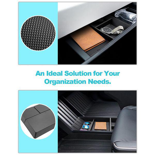 Tesla Cybertruck 3-Piece Glove Box & Center Console Storage Kit Other