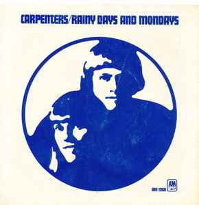 

7inch Record CARPENTERS - Rainy Days And Mondays AM1260S A&M Records 1971 US Pop Used