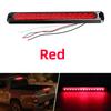 1PCS 15 LED Universal Trailer Light Bar 12-24V Brake Light with Sequential Flow Signal Turn Signal Lights for Truck Pickup Boat