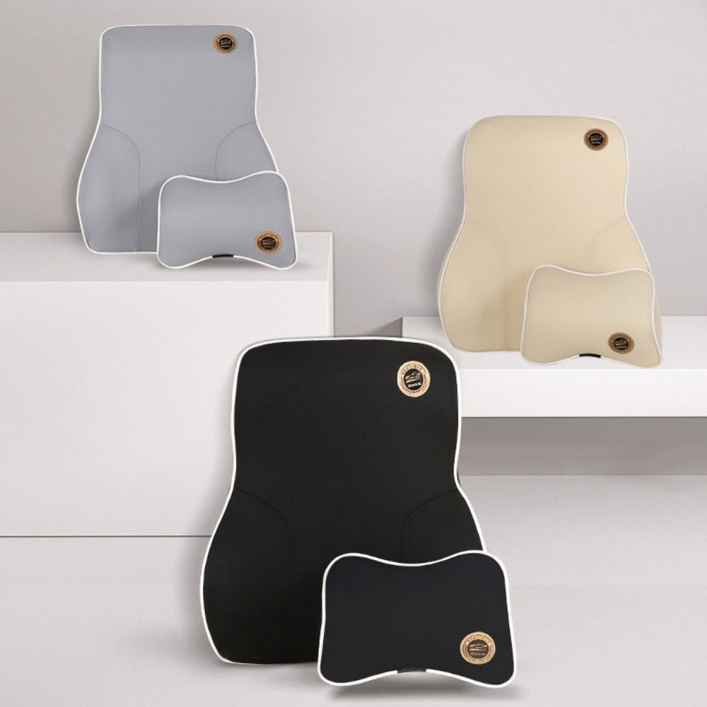 Front Chair Seat Backrest Auto Seat Back Cushion Car Neck Pillow Lumbar Support Car Head Pillow