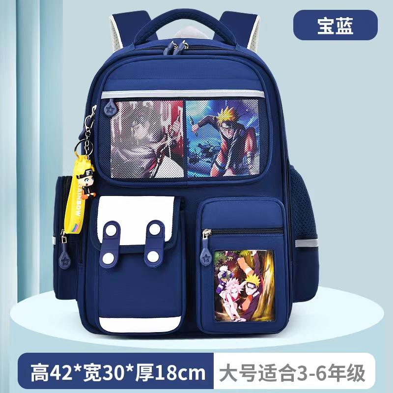 Baby new primary school schoolbag, male cartoon large-capacity children's schoolbag backpack