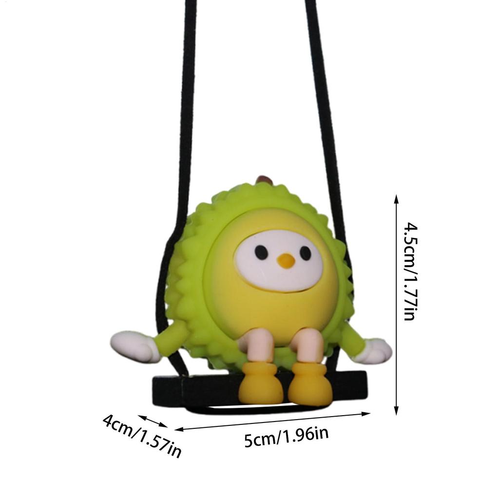 Car Swinging Ornament Fruit Design Ornament Crafts Swinging Car Pendant For Automobile Truck SUV Trailer Vehicle Home Dorm