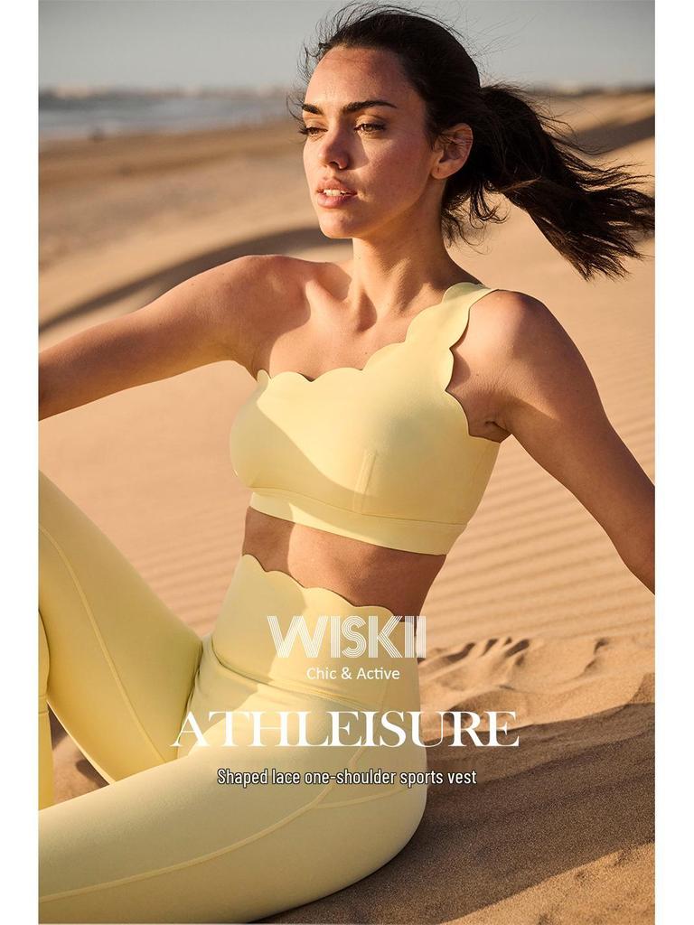 Shockproof Medium Support Backless Sports Bra with Removable Cups - Minimizes Chest Appearance for Yoga & Fitness