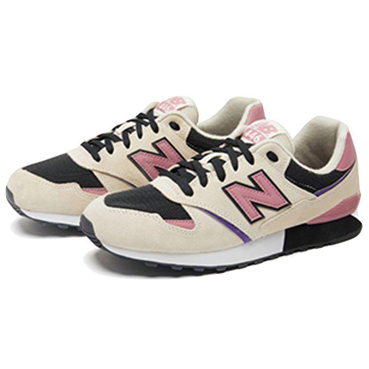 New Balance NB 446 Comfortable Daily Mesh Low-Top Running Shoes Unisex Sneaker Off-White Pink U446GC1
