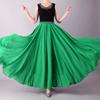 Women's Fairy Style Long Chiffon A-line Skirt - Slimming White Dance Hem for Summer
