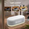 15W Wireless Chargers Pad Stand Alarm Bedroom Lamp Night Light Desktop Clock Temperature Thermometer Phone Fast Charging Dock
