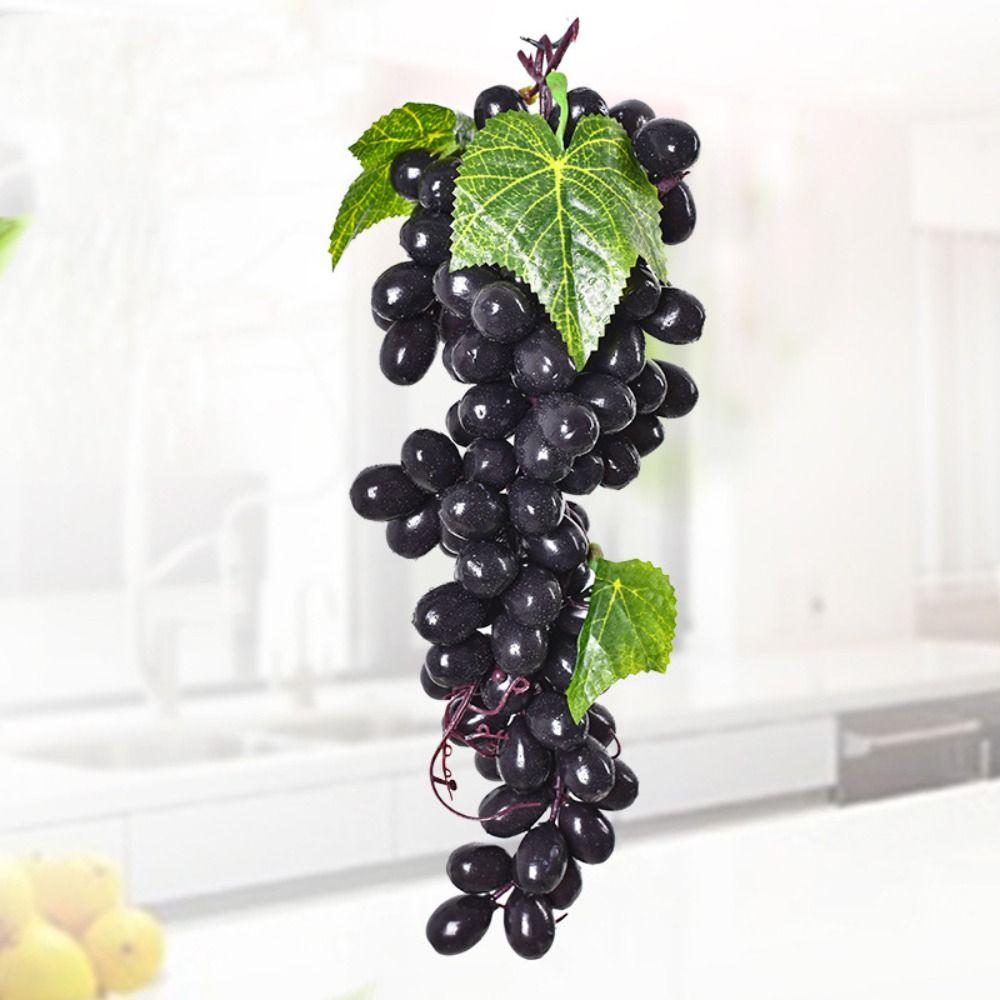 Wiszące Symulowane Owoce Szaszłyki z Winogron Sztuczne Owoce Roślina Dekoracja Modele Owoców Impreza