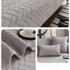 Milk fleece thickened sofa cushion autumn and winter one-piece anti-cat anti-cat scratch seat cushion cover