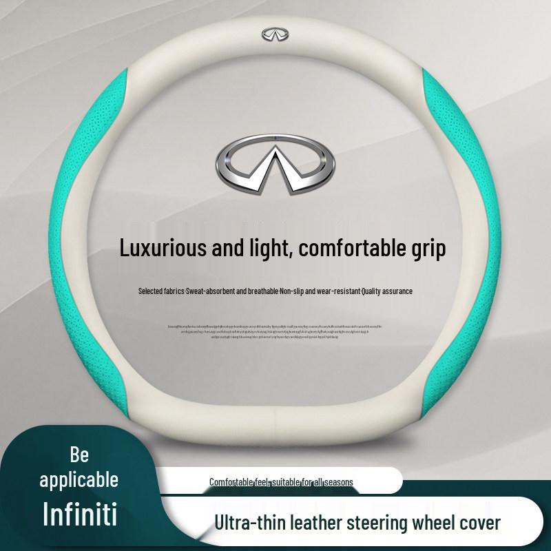 Infiniti Lenkradbezug: Echtes Leder für Q50, QX50, Q60, Q70, QX80, FX3 - Ganzjahres