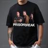 Tv Series Camisetas Prison Break Vintage T Shirt Michael Scofield Class Y2k Clothes Streetwear Printed T-shirt Camisa CottonTop