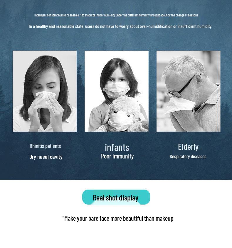 USB Silent Spray Humidifier for Home, Car, and Bedroom