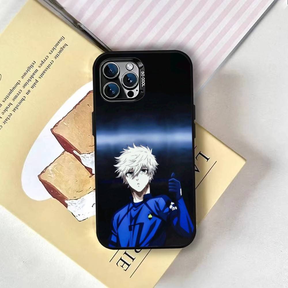 Blue Lock Yoichi Isagi Phone Case For iPhone 17,16,15,14,13,12,11 Plus,Pro Max,XS,Colorful Silver Phone case Funda Cover