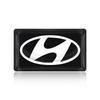 New Carbon Fiber Steering Wheel Car Logo Emblem 3D Stickers For Hyundai Fe Sonata Solaris Azera Creta I30 IX25 IX35