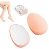 Beneci Haarentfernungsgerät Schmerzlos Nano-Glas Keratin Peeling Handgröße Leichtgewicht Unisex Einfache Bedienung Null Schmerz Für den Heimgebrauch Reise Geschenk Rosa