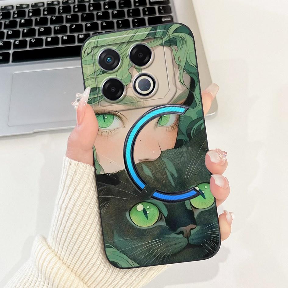 Per Infinix GT 20 Pro 2024 Custodia X6871 Cover Antiurto Fantasia alla Moda Morbido Silicone Opaco Custodia per Telefono Per Infinix GT20 Pro Coque