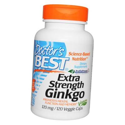 Ginkgo Biloba, itin stiprus ginkmedis 120, 120 daržovių kepurėlių (71327003)