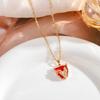 European American Hip Hop Mocha Leopard Pendant Retro Women's Necklace