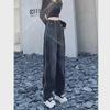 2024 High Waist Wide Leg Jeans for Pear-Shaped Plus Size Women - Slimming and Comfortable Fit for Spring and Autumn