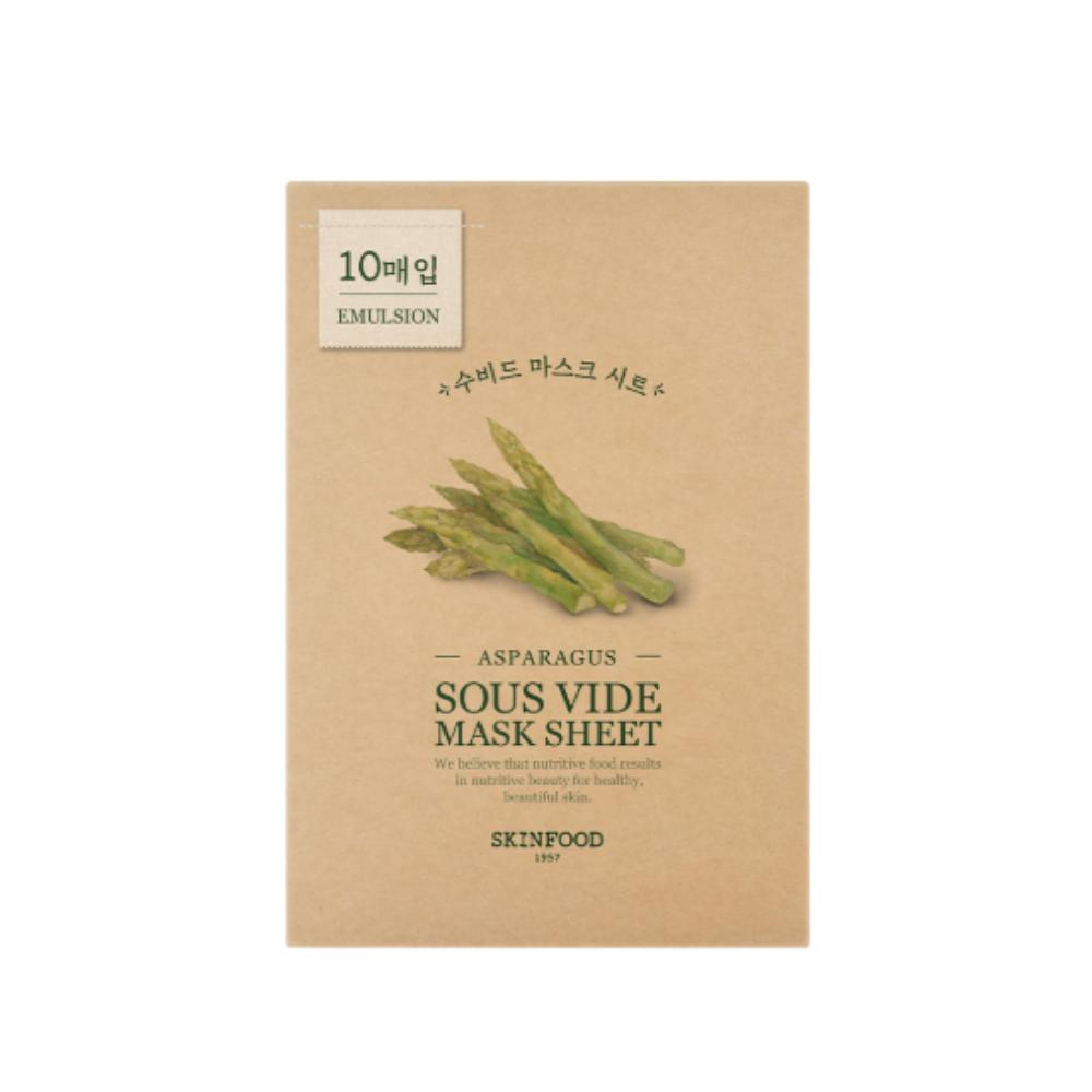 Питательная и увлажняющая маска Skinfood Sous-Vide (Спаржа) 18 г × 30 шт.