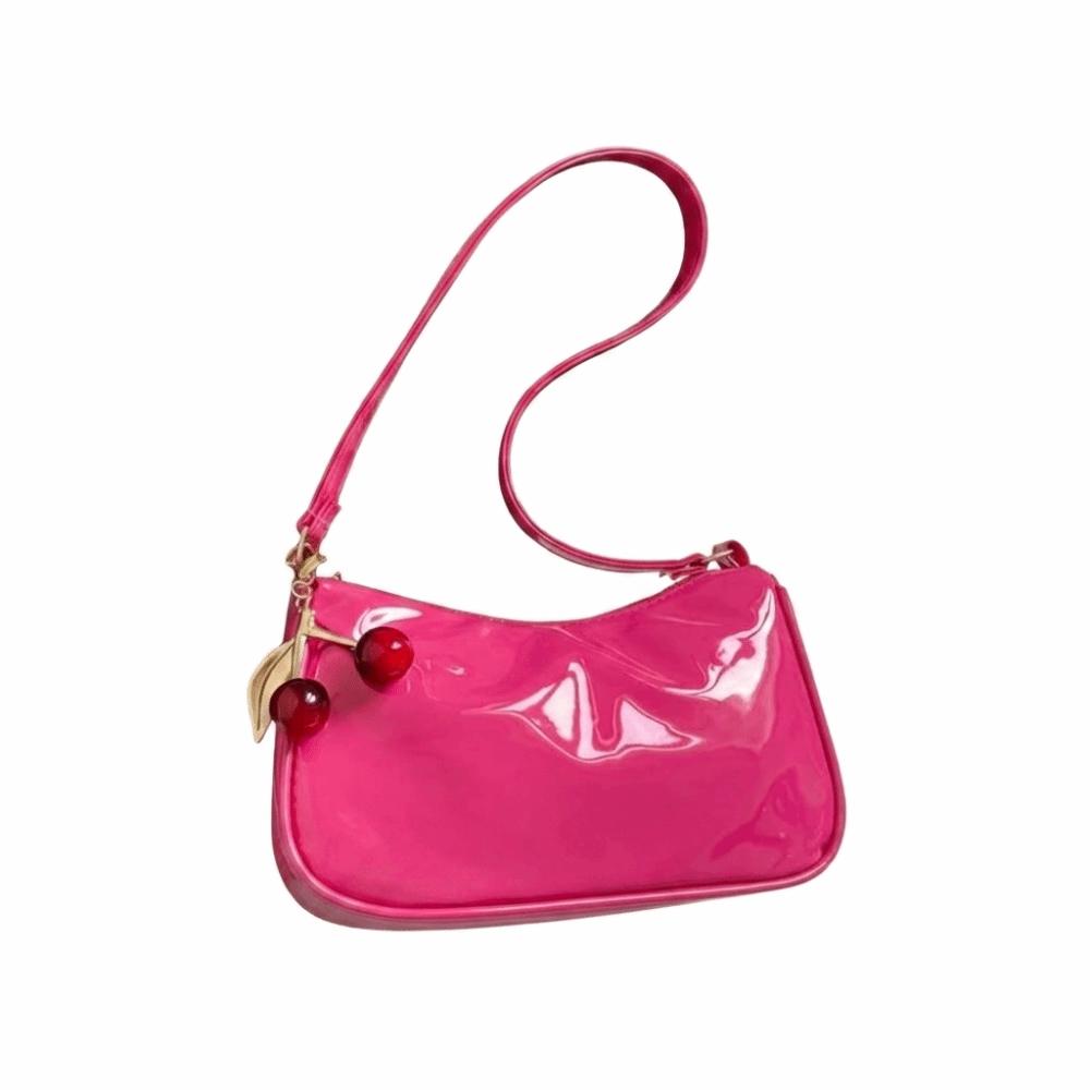 Korean Style Crossbody Bag PU Leather Underarm Purse Casual Women Shoulder Bag Daily