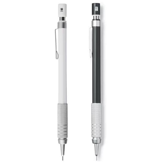 MUJI Low Center of Gravity Mechanical Pencil 0.3mm [All 2 Colors]- Precise Writing Tool for Students & Professionals