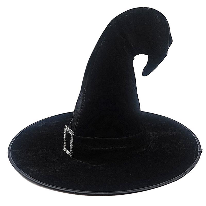 Adult Kids Children Halloween Witch Hats Masquerade Wizard Hat Cosplay Costume Halloween Party Fancy Dress Decor
