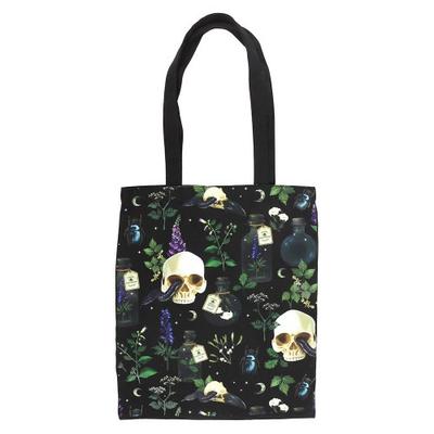 Venom & Vines Printed Polycotton Tote Bag