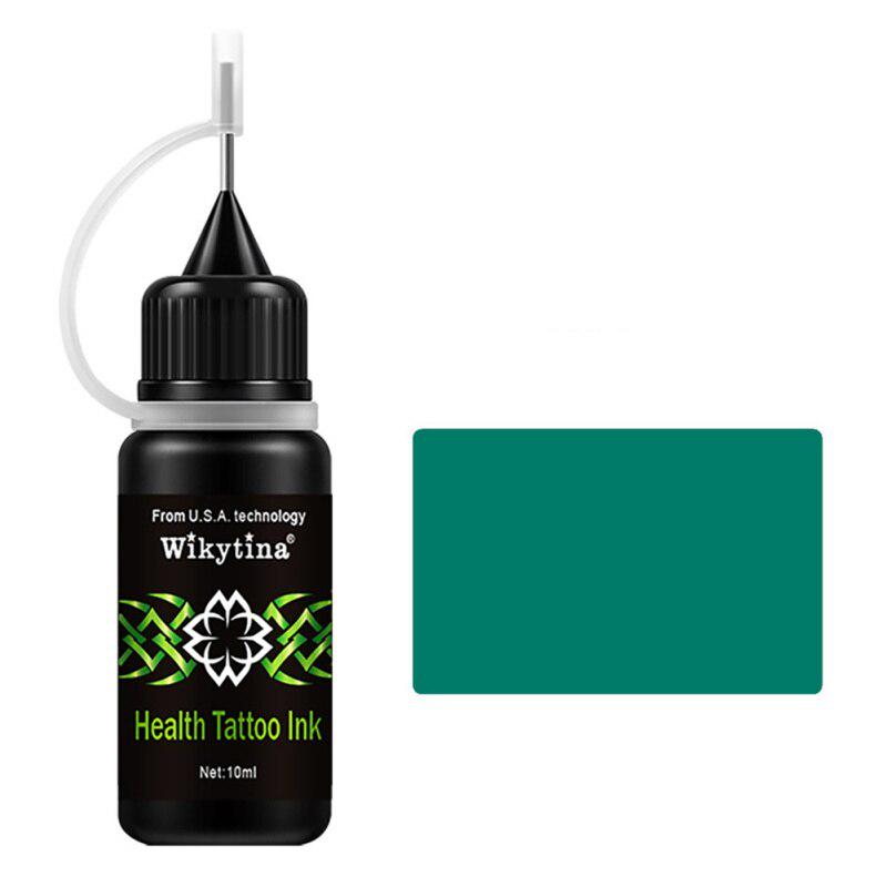 Tinta para aerógrafo, 7 colores, 10 ml/botella, color negro, rojo, azul y para tatuajes, para pintura corporal, pigmento temporal para tatuajes, arte corporal