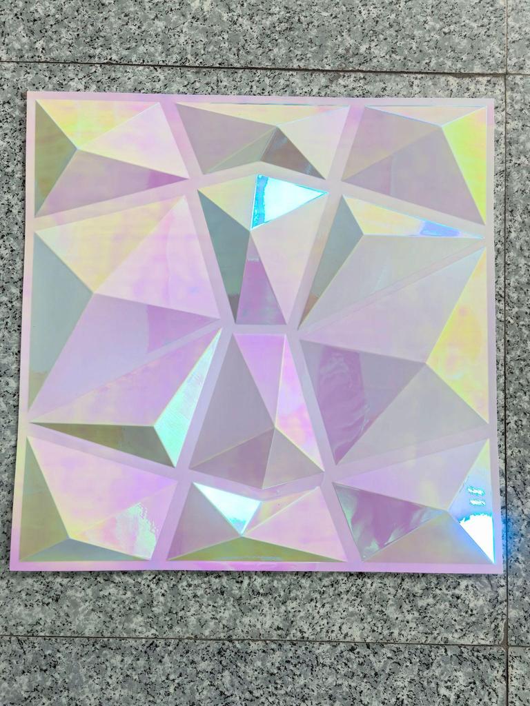 3D Embossed PVC Wall Panels for Hotel, Bedroom & TV Background Décor