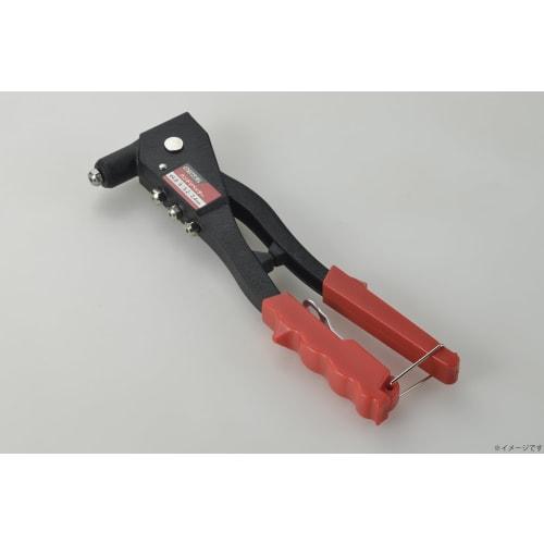 Takagi Hand Riveter Set with 60 Rivets, Tool for Fastening and Repairing Thin Steel Plates, Aluminum Plates, and Resin Plates, Ergonomic Handle for Ea