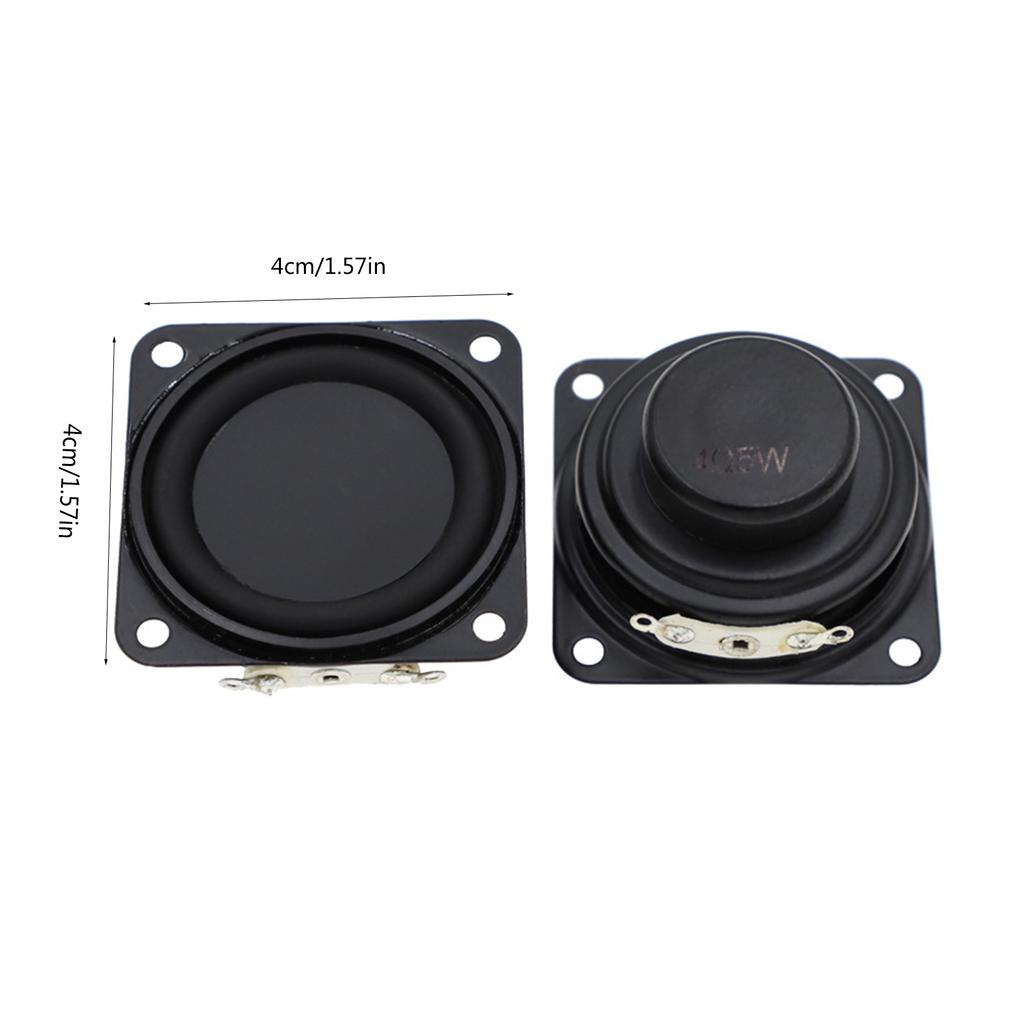 Interner Lautsprecher 40mm 4Ohm 5W Tragbarer Lautsprecher Wasserdichter Lautsprecher Quadratischer Lautsprecher Tragbarer Lautsprecher Ersatz