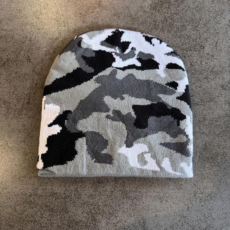 Neutral Fashion Pattern Casual Knitted Hat For Autumn And Winter