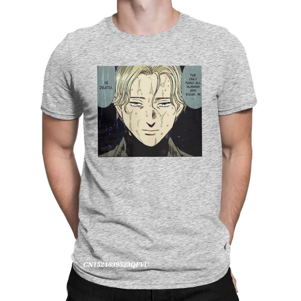 Monster Johann Naoki Urasawa T-Shirts For Men Cool Cotton Tees Round Collar Harajuku Tshirt New Arrival Clothing