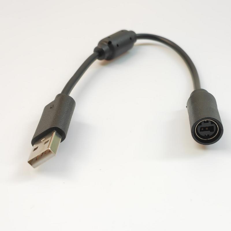 

For Xbox 360 Controller Cable Splitter USB Breakway Wire Game Player Convert Adapter Line Connector Cord Replacement Cable чёрный