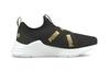 Puma Wired Run Slip-On Little Kid 'Black Team Gold'