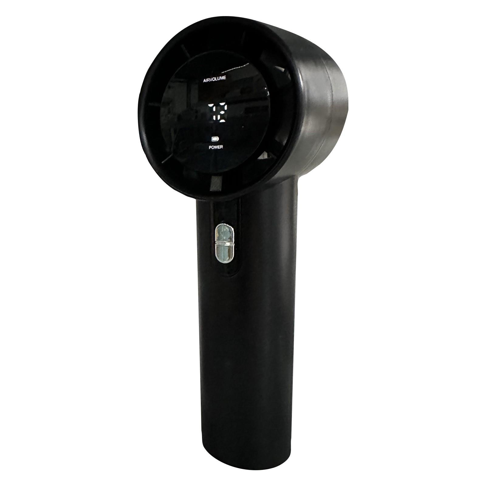 

Портативний дорожній ручний вентилятор: Ручний Персональний Акумуляторний Живлення від USB Висока Швидкість Залишайтеся Прохолодними у Спекотну Погоду Жіночий Пляжний Подарунок One Size чорний